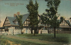 Country Club House Peoria, IL Postcard Postcard Postcard