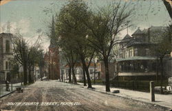 South Fourth Street Pekin, IL Postcard Postcard Postcard