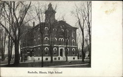 High School Rochelle, IL Postcard Postcard Postcard