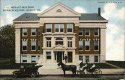 Herald Building, Herald Square Quincy, IL Postcard Postcard Postcard