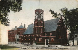 Grace Episcopal Church Parish House Postcard