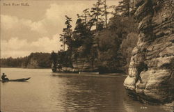 Rock River Bluffs, Lowden State Park Oregon, IL Postcard Postcard Postcard