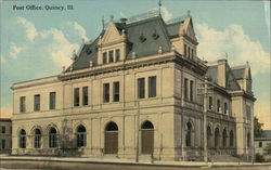 Post Office Quincy, IL Postcard Postcard Postcard