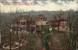 General View of Grounds Looking West From the Inn Postcard