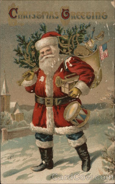 Christmas Greetings Santa Claus