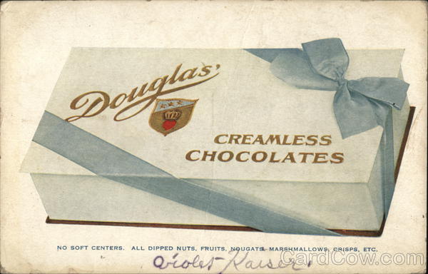 Douglas' Creamless Chocolates Advertising