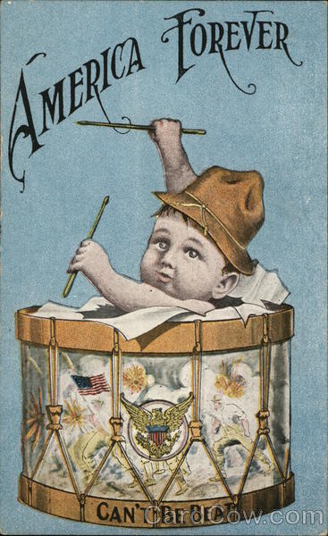 Boy in a Drum Patriotic