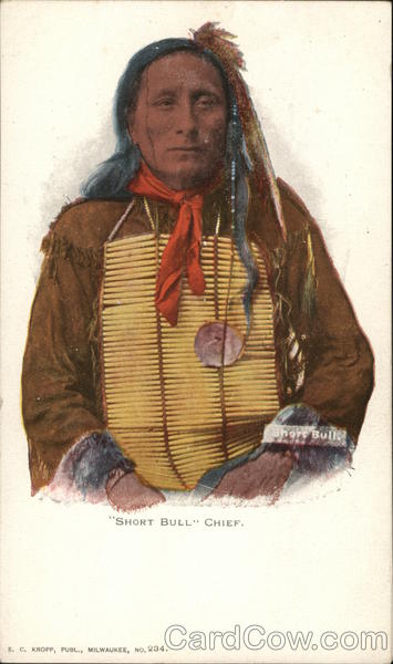 Short Bull Chief Native Americana