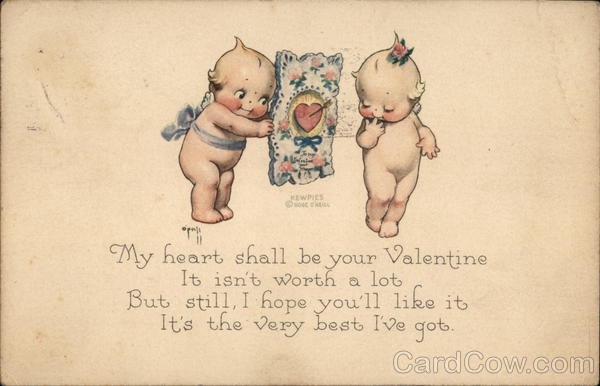Valentine's Wish - Kewpies Rose O'Neill