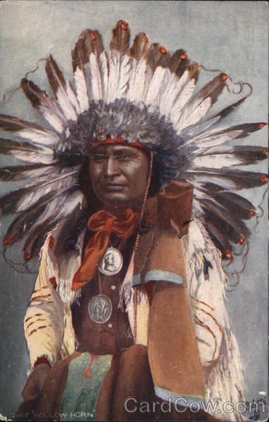 Chief Hollow Horn Native Americana