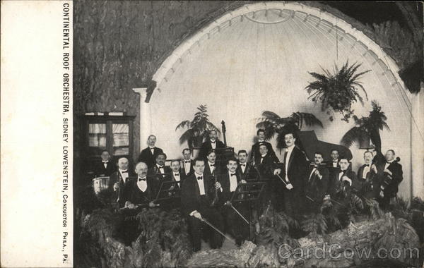 Continental Roof Orchestra, Sidney Lowenstein, Conductor