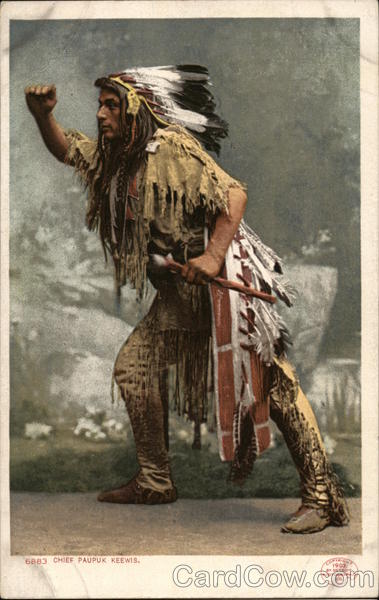 Chief Paupuk Keewis Native Americana