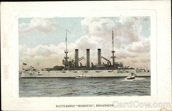 Battleship Missouri, Broadside Ships