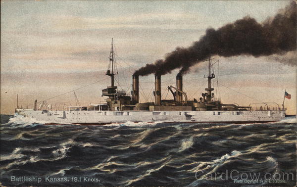 Battleship Kansas, 19.1 Knots Ships