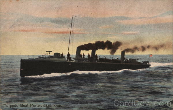 Torpedo Boat Porter, 28.3 Knots Ships
