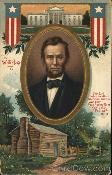 Abraham Lincoln Presidents Postcard