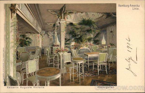 Hamburg America Line Interiors