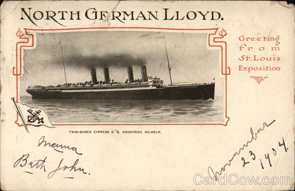 North German Lloyd Boats, Ships