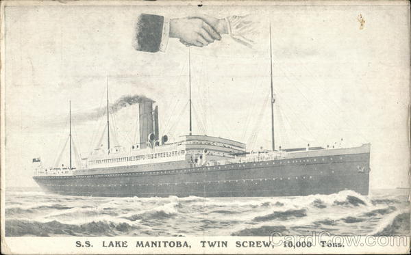 S. S. Lake Manitoba, Twin Screw, 10,000 Tons Boats, Ships