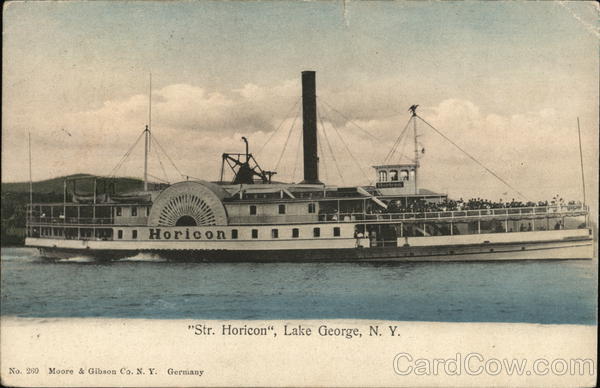 Str. Horicon, Lake George, N. Y. Boats, Ships