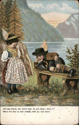 Swiss Children Postcard