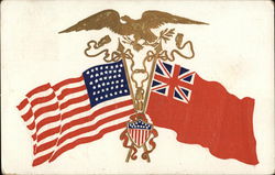 American and British Flags American and British Flags