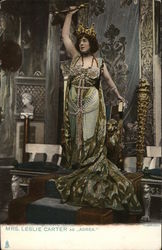 Mrs. Leslie Carter as "Adrea" Postcard