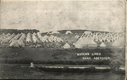 Queen's Line, Camp Aberdour Postcard