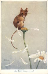 She Loves me ... Postcard