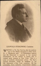 Leopold Stokowski Postcard