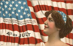 4th of July Postcard