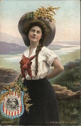 The Belle of Missouri State Girls Postcard Postcard Postcard