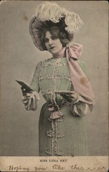 Miss Edna May Postcard