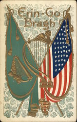 Irish and American Flags Irish and American Flags