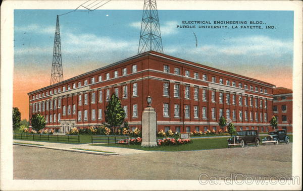 Electrical Engineering Bldg Purdue University Lafayette IN Postcard electrical-engineering-bldg-purdue-university-lafayette-in-postcard