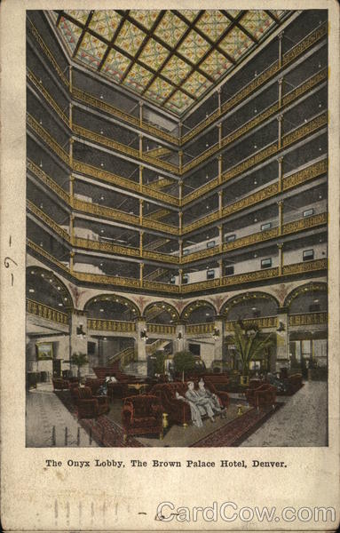 Onyx Lobby, The Brown Palace Hotel Denver Colorado