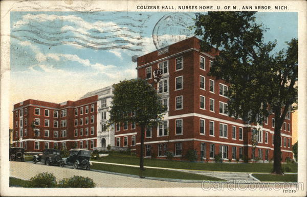 Couzens Hall, Nurses Home, U. of M. Ann Arbor Michigan