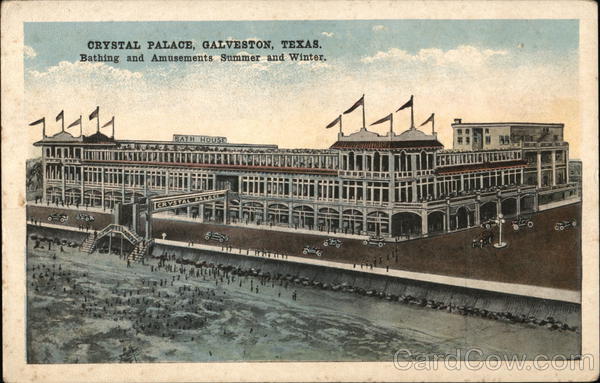 View of Crystal Palace Galveston Texas
