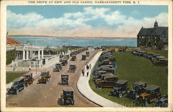The Drive at New and Old Casino Narragansett Pier Rhode Island