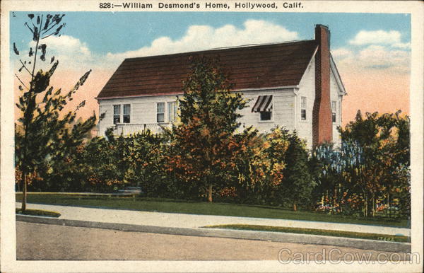 William Desmond's Home Hollywood California