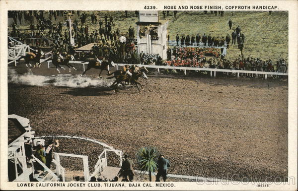 Lower California Jockey Club Tijuana Baja Cal Mexico