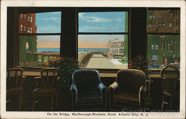On the Bridge, Malborough-Blenheim Hotel Atlantic City New Jersey