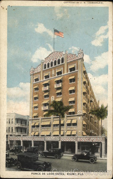 Ponce De Leon Hotel Miami Florida