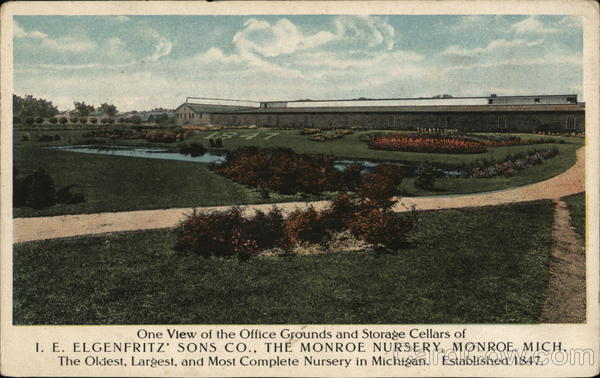 I. E. Elgenfritz Sons Co., The Monroe Nursery Michigan