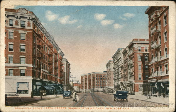 Broadway above 179th Street, Washington Heights New York