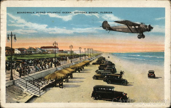 Boardwalk Along Atlantic Ocean Daytona Beach Florida