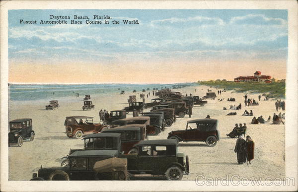 Fastest Automobile Race Course in the World Daytona Beach Florida