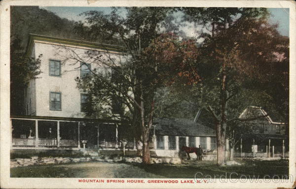 Mountain Spring House Greenwood Lake New York