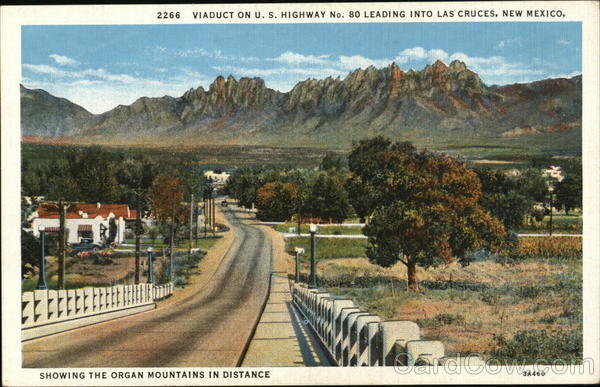 Organ Mountains in the Distance Las Cruces New Mexico