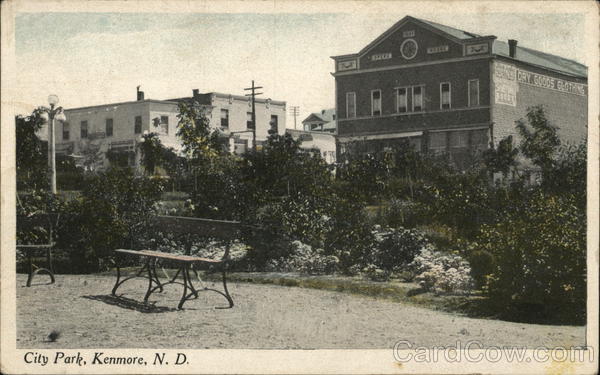 View of City Park Kenmare North Dakota